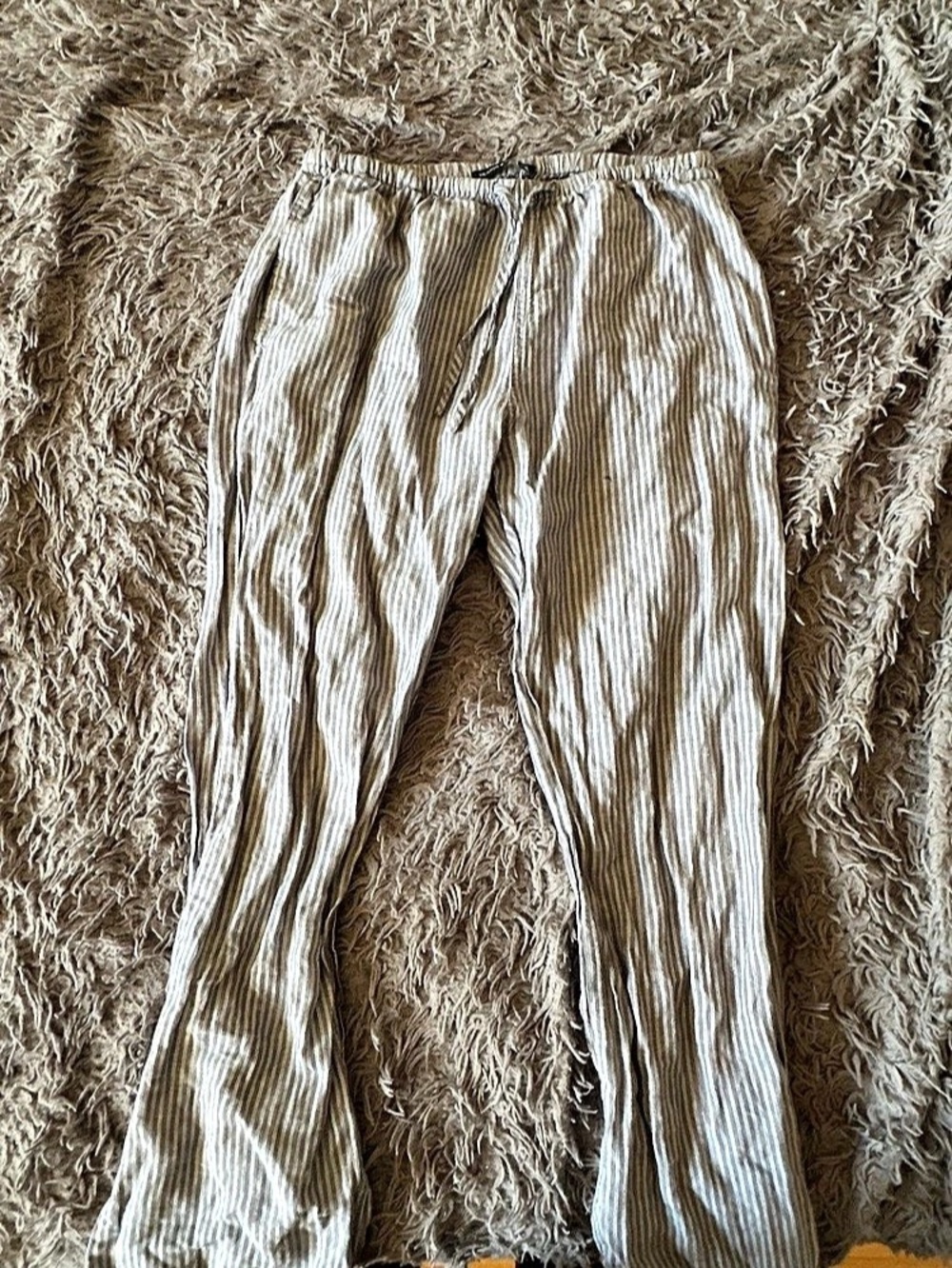 Brandy Melville Striped Wide Leg Pants One Size Fits All